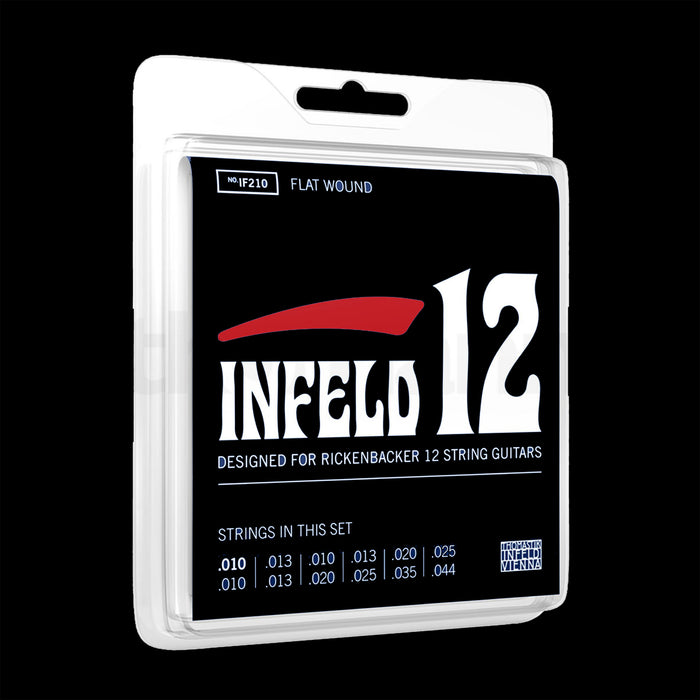 Thomastik-Infeld IF-210 Flatwound 12-String Electric Guitar Strings for Rickenbacker 12-String