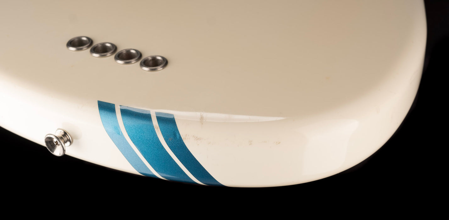 Used Fender Pawn Shop Mustang Bass Olympic White