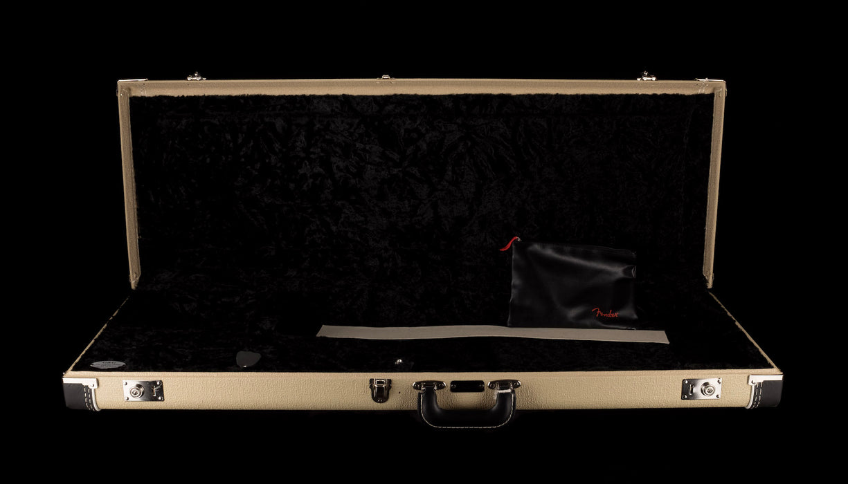 Pre Owned Fender Limited Edition American QMT Stratocaster HSS Pale Moon Trans Black With OHSC