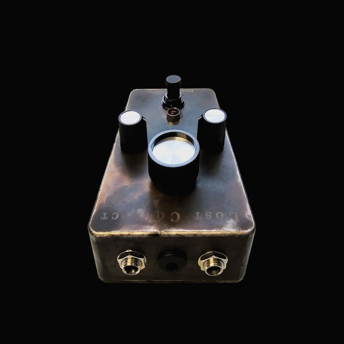 Days of Yore Lost Contact Fuzz Pedal Top Jacks