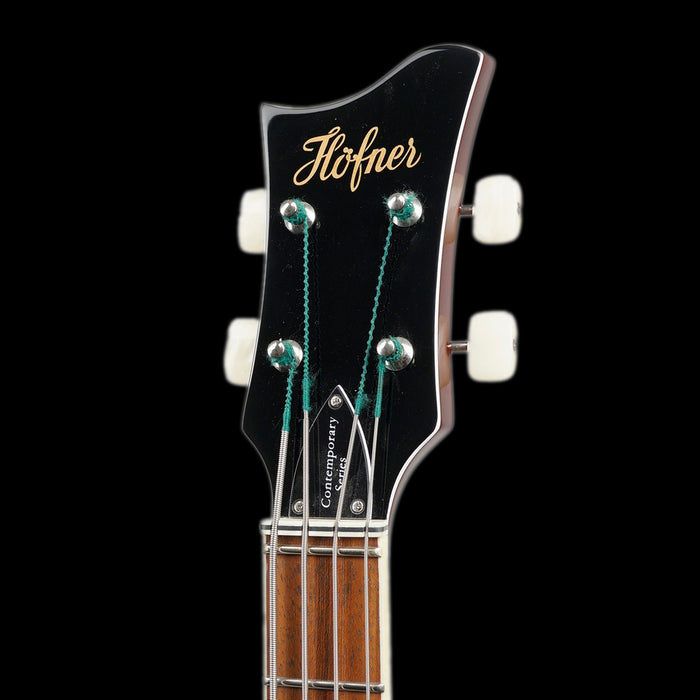 Hofner Contemporary Violin Bass - Sunburst - HCT-500/1-SB-O Headstock