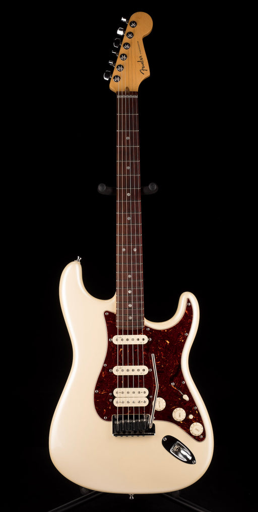 Used 2011 Fender American Deluxe Stratocaster HSS Olympic Pearl with OHSC