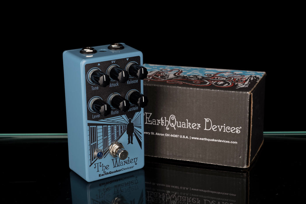 Used EarthQuaker Devices The Warden Compressor Pedal With Box