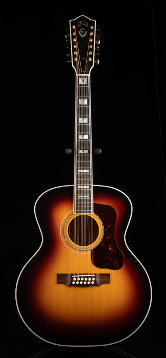 Pre Owned 2023 Guild F-512 12-String Acoustic Electric Guitar Antique Sunburst With OHSC