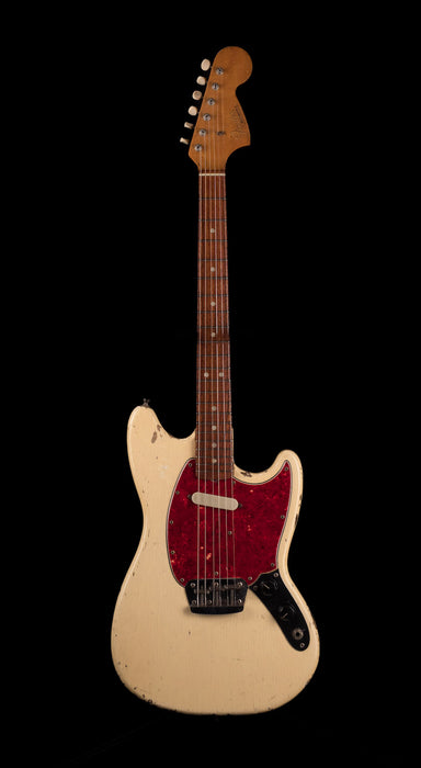 Pre Owned 1966 Fender Musicmaster Olympic White With Gig Bag