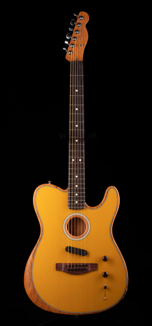 Used Fender Acoustasonic Player Telecaster Butterscotch Blonde with Gig Bag