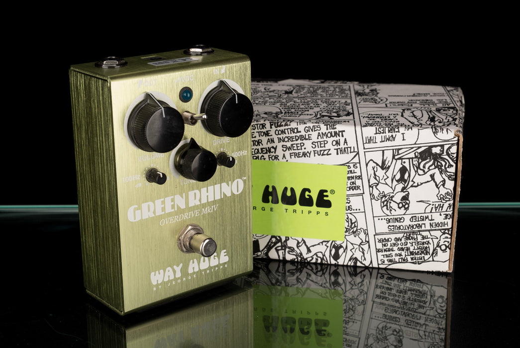 Used Way Huge Green Rhino MK II Overdrive Pedal With Box