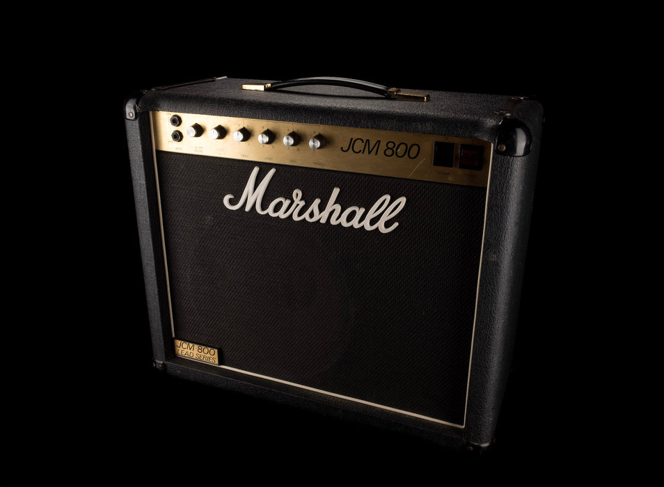 Vintage 1981 Marshall JCM 800(Model 4010) 1x12" 50-Watt Guitar Amp Combo and Cover