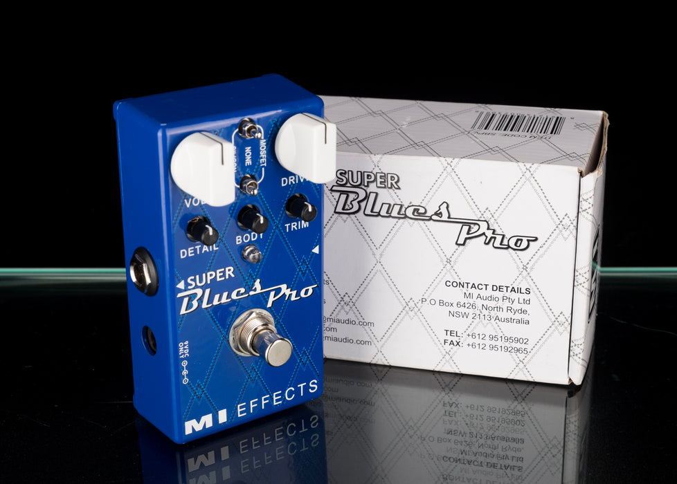 Used MI Audio Super Blues Pro Overdrive Pedal With Box
