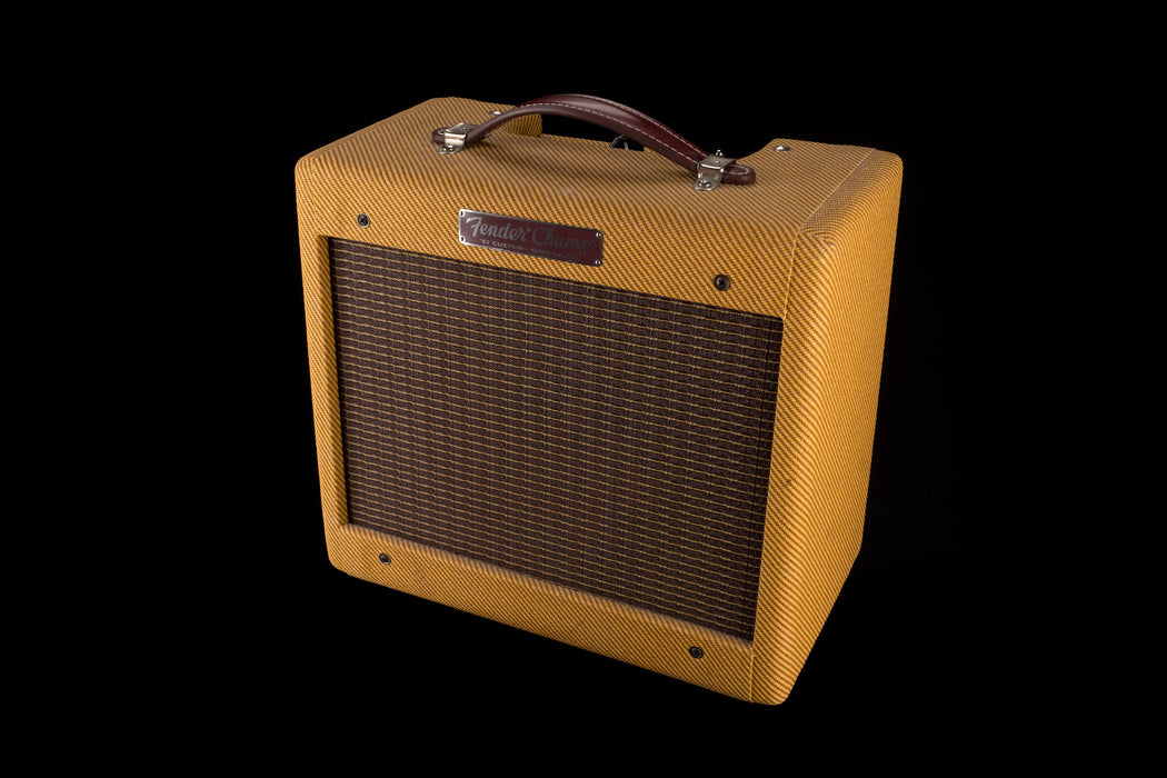 Used Fender 57 Custom Champ Tweed Guitar Amplifier with Cover