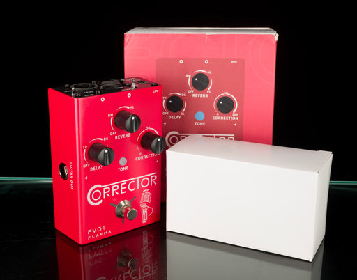 Used Flamma FV01 Correcior Vocal Effects Processor Pitch Correction Pedal with Box