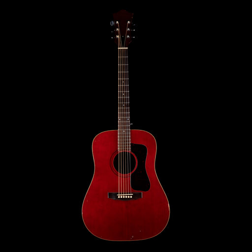 Vintage 1977 Guild D-25 Cherry Acoustic Guitar With OHSC