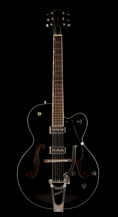 Pre Owned Gretsch G5125 Electromatic Hollowbody Electric Guitar Black With Case