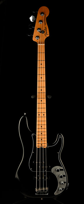 Pre Owned 2016 Fender American Elite Precision Bass Black With OHSC