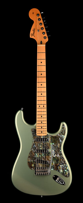 Pre Owned 2006 Fender Reverse Headstock Stratocaster Modified Metallic Green With Gig Bag