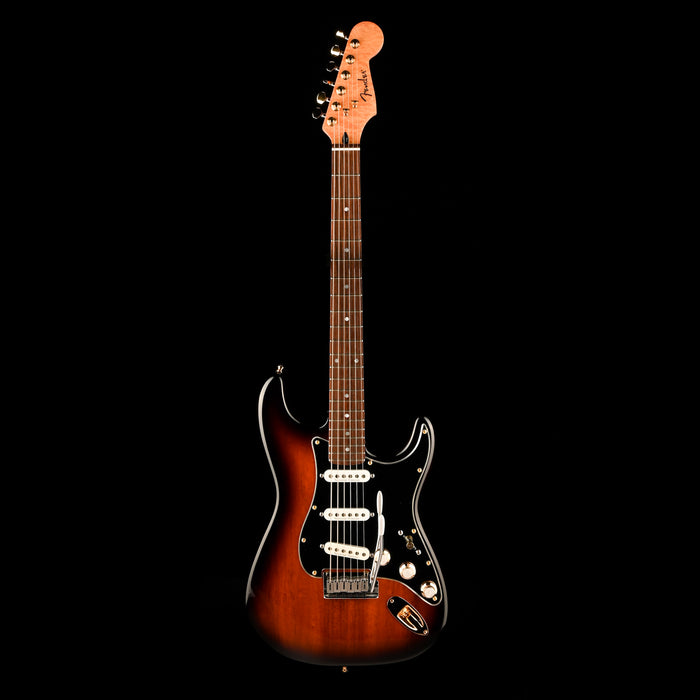 Pre Owned 2007 Fender Special Edition Koa Stratocaster Light Burst Modified With Gig Bag