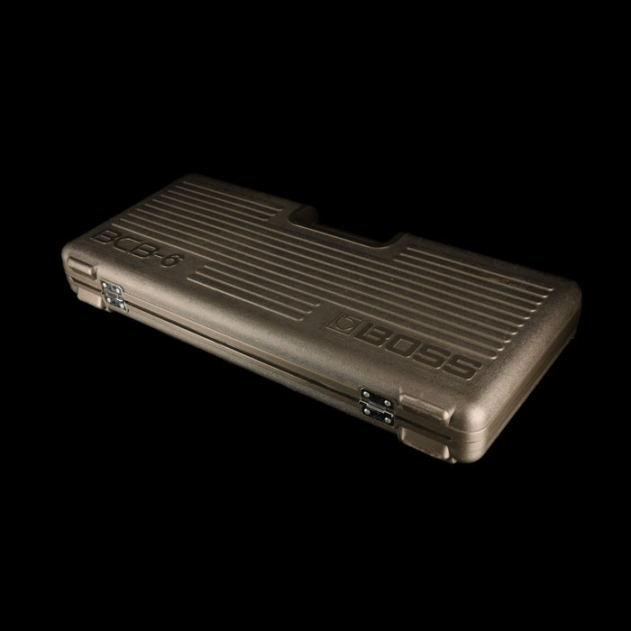 Used Boss BCB-6 Molded Pedalboard Case With Boss DS-1 Distortion/OC-2 Octaver/CH-1 Chorus/BF-3 Flanger/TR-2 Tremolo/DM-2 Delay Pedals