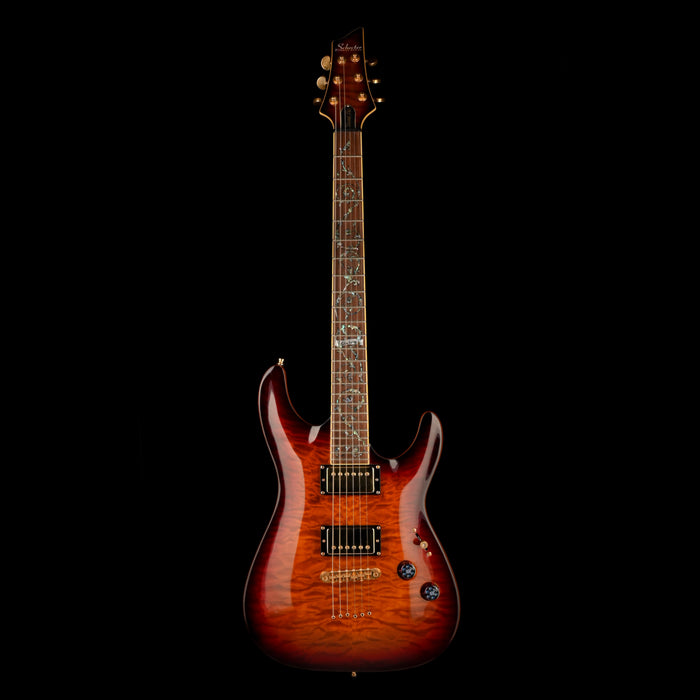 Used Schecter C-1 Classic Antique Amber Electric Guitar With Gig Bag