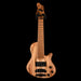 Mayones Cali4 Bass (17.5" Scale) 3A Spalted Maple Top Swamp Ash Back Maple Board With Case