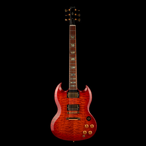 Pre Owned 2004 Gibson Custom Shop SG Elegant Quilted Firemist With OHSC