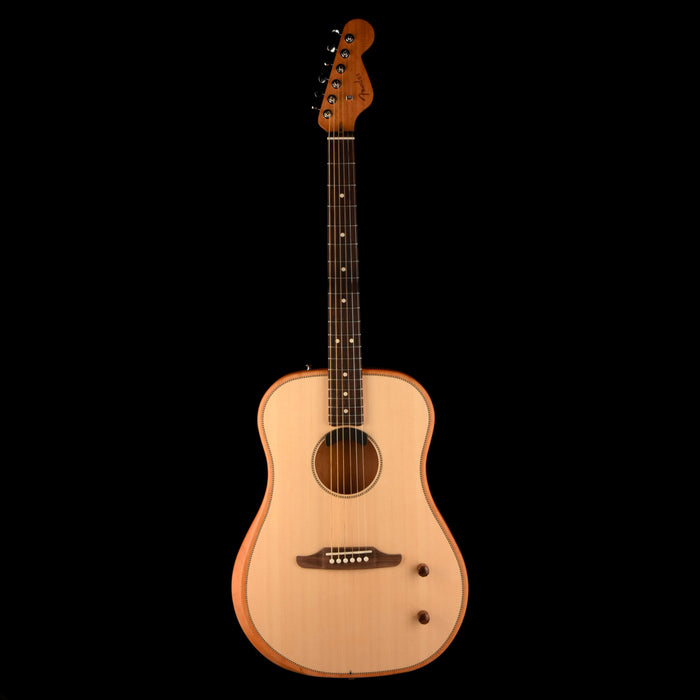 Pre Owned Fender Highway Series Dreadnought Rosewood Fingerboard Natural With Gig Bag