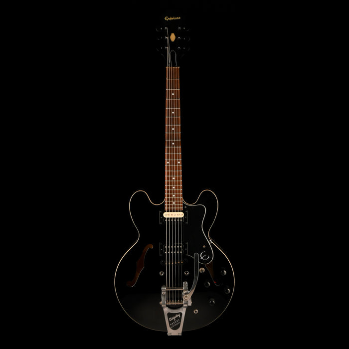 Pre Owned Epiphone Dot Casino Ebony With Bigsby With Case