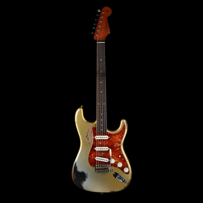 Fender Custom Shop Masterbuilt Levi Perry 1960 Stratocaster Heavy Relic Inca Silver over Black