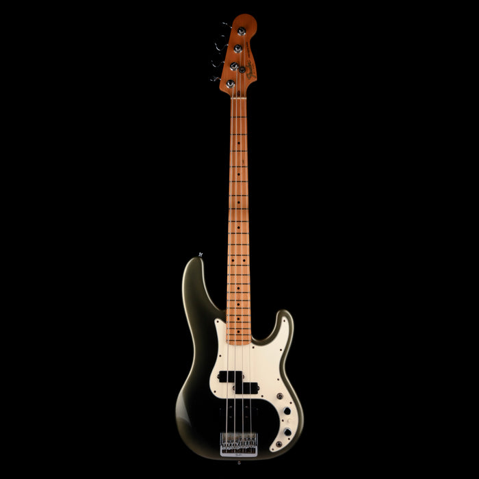 Pre Owned 1989 Fender Precision Bass Plus Black Pearl Burst With Gig Bag