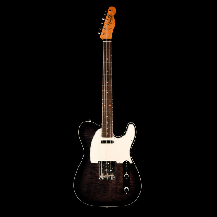 Fender Custom Shop 1960 Telecaster Custom Flametop NOS Ebony Transparent With Case