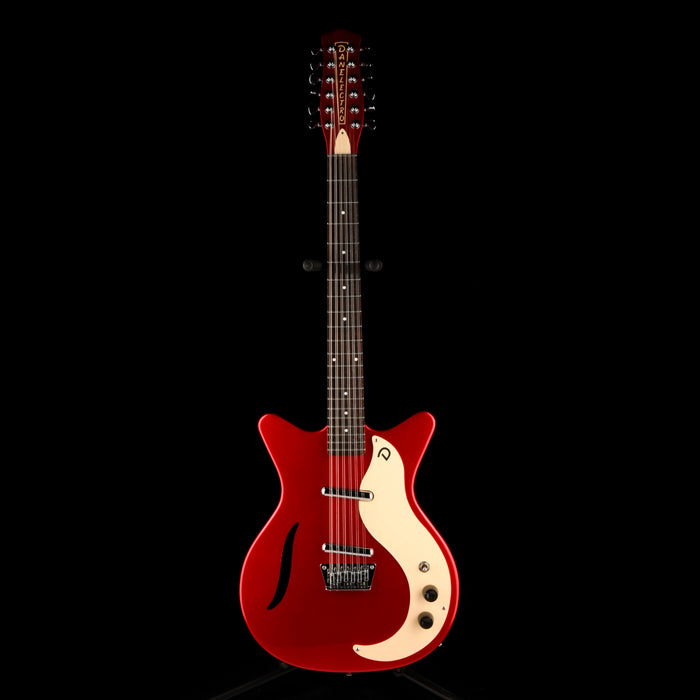 Used Danelectro D59V12 Red Metallic 12-String Electric Guitar With Gig Bag