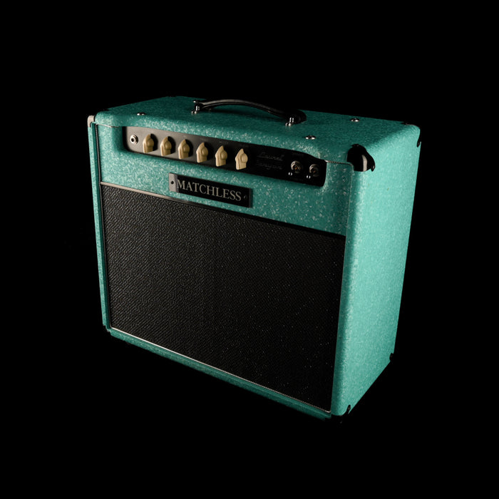 Pre Owned 2021 Matchless Laurel Canyon Shower Curtain Turquoise 1x12" Guitar Amp Combo