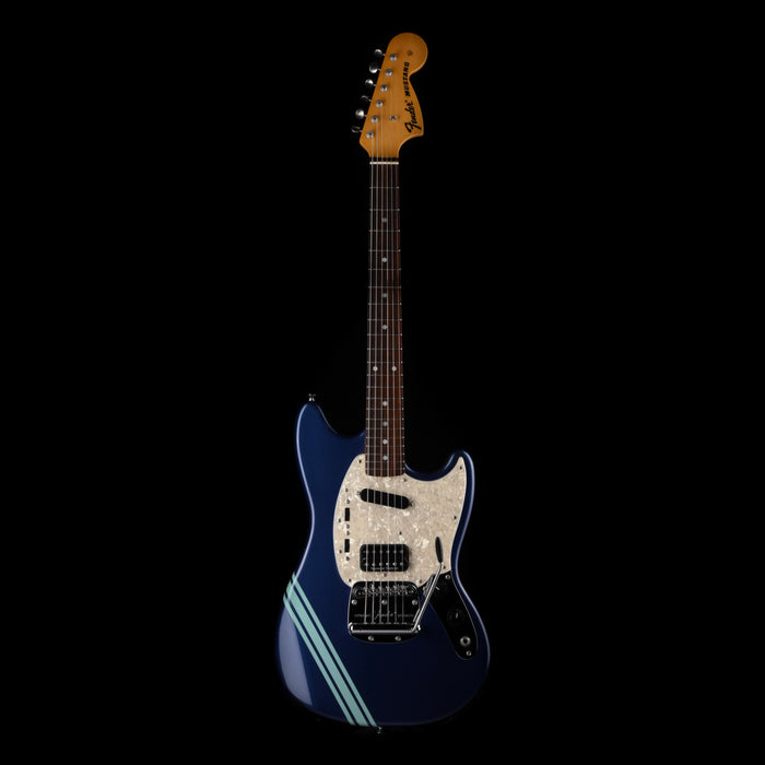 Pre Owned 2012 Fender Kurt Cobain Mustang Dark Lake Placid Blue With Gig Bag