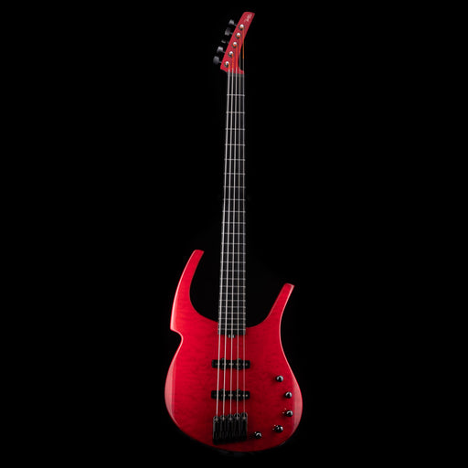 Pre Owned 2005 Parker Fly Bass 5-String Transparent Red With Gig Bag
