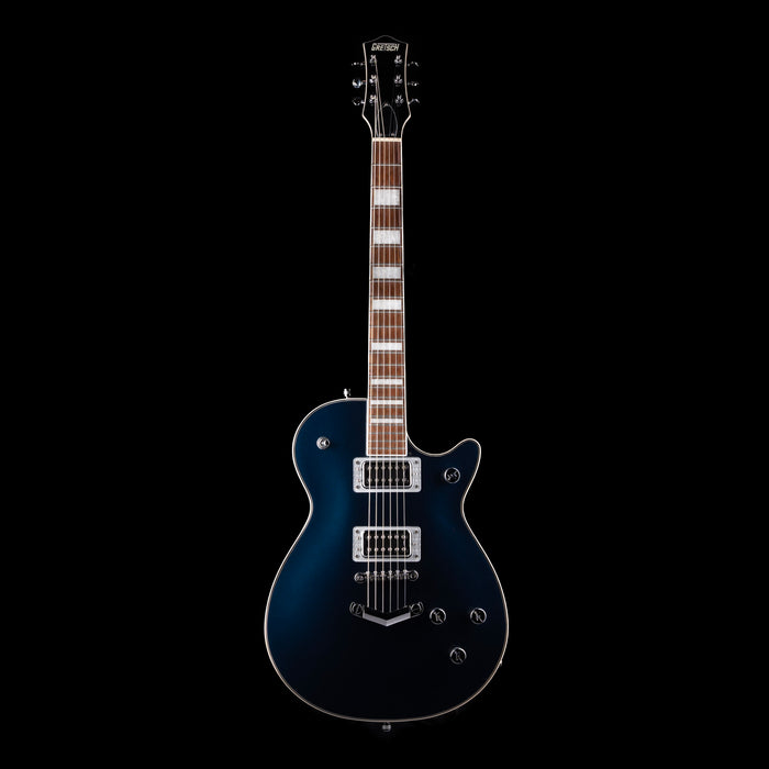 Pre Owned Gretsch G5220 Electromatic BT Single-Cut V-Stoptail Midnight Sapphire Electric Guitar With Gig Bag