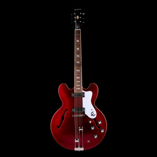 Pre Owned Epiphone Riviera Semi-Hollow Sparkling Burgundy With Gig Bag