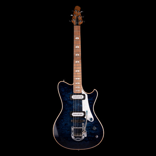 Powers Electric A-Type Select Quilt Maple Twilight Blue With Softshell Case