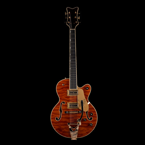 Gretsch Limited Edition Falcon Center Block Jr. Quilted Maple Roundup Orange with Case