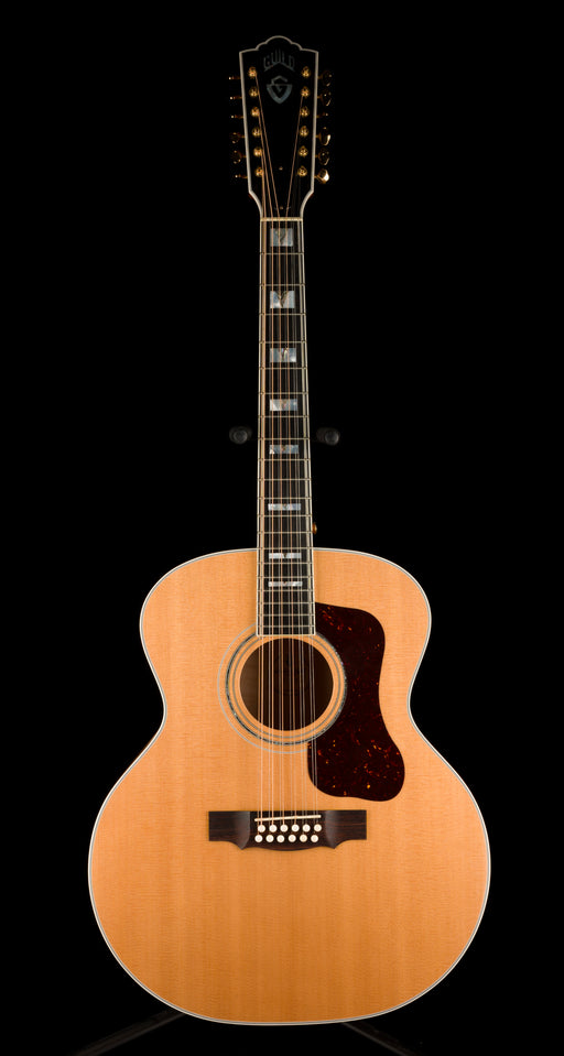 Pre Owned Guild F-512 Maple Blonde 12-String Acoustic Electric Guitar With OHSC