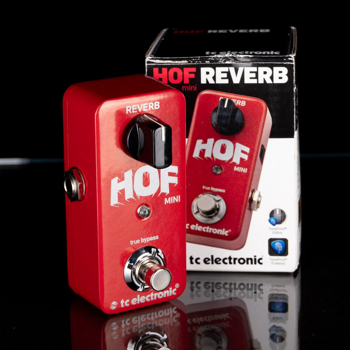 Used TC Electronic Hall of Fame Mini Reverb Pedal with Box - 3