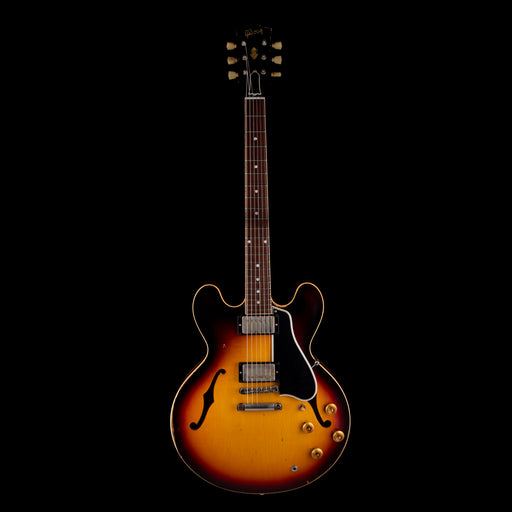 Pre Owned 2021 Gibson Custom Shop Made 2 Measure Tom Murphy 1959 ES-335 Wildwood Spec Heavy Aging Darkburst With OHSC