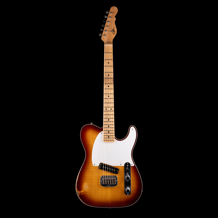 G&L Custom Shop Solamente Mahogany ASAT Tobacco Sunburst Electric Guitar With Soft Case