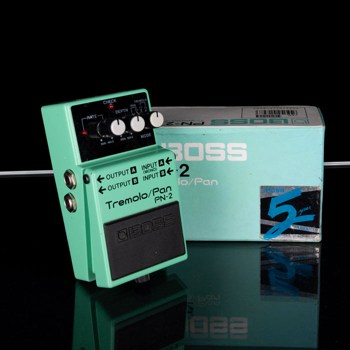 Used Boss PN-2 Tremolo/Pan Guitar Pedal With Box
