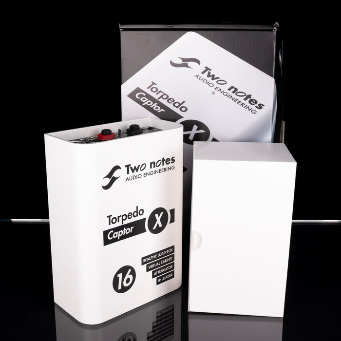 Used Two Notes Torpedo Captor X (16) Reactive Loadbox DI and Attenuator-16-ohm with Box - Serial # 12040928