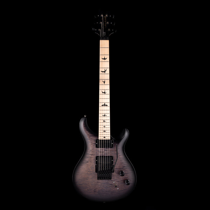 Pre Owned 2022 PRS Dustie Waring CE 24 Custom Color Gray Black Smokewrap Burst with Gig Bag