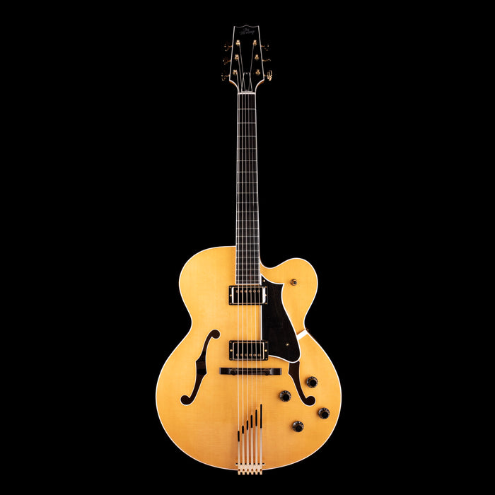 Heritage Eagle Classic Hollow Antique Natural Electric Guitar with Case