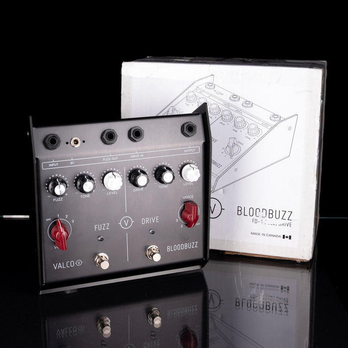 Used Valco FX BloodBuzz Fuzz Guitar Effect Pedal with Box