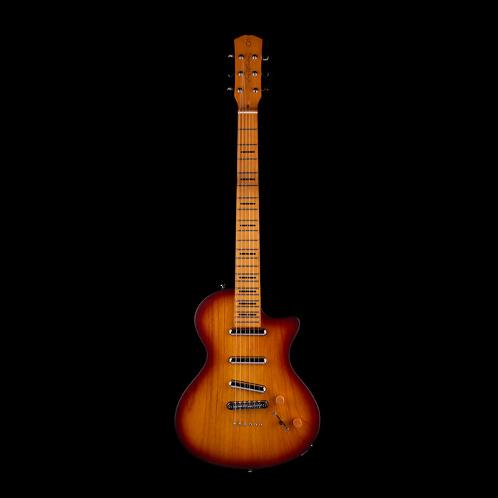 Pre-Owned Sire Larry Carlton L5 Solid Body Sunburst Satin Electric Guitar With OHSC