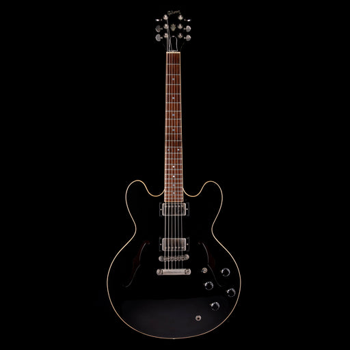 Pre Owned 1985 Gibson ES-335 Dot Ebony Electric Guitar With OHSC