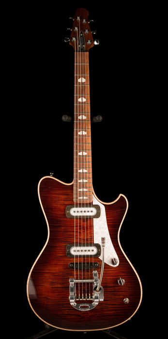 Powers Electric A-Type Select  Cabernet Red With Softshell Case
