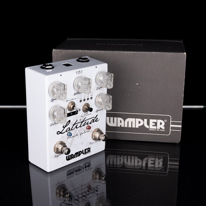 Used Wampler Latitude Tremolo Deluxe Pedal With Box